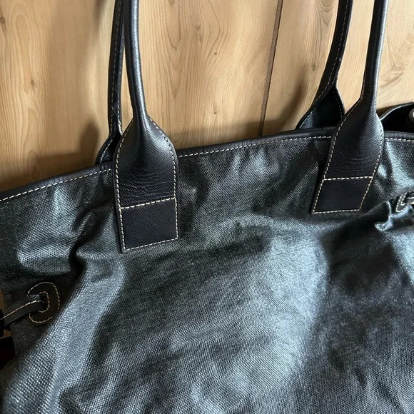 Vintage Dooney & Bourke Red Interior Large Purse/Tote with flaws - Picture 11 of 15